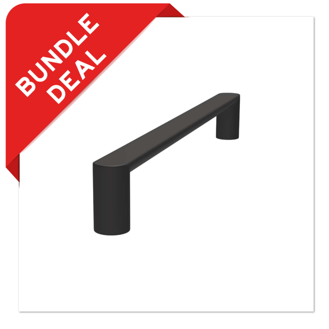 Sluitwerkpakketten met Deurgreep 20x300 Arc Zwart